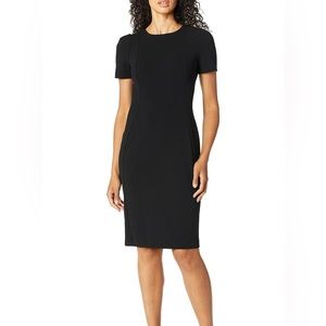 Calvin Klein shirt sleeve black dress 12